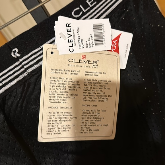 CLEVER men’s 0365 PROCESS BOXER BRIEFS COLOR BLACK - Picture 11 of 16